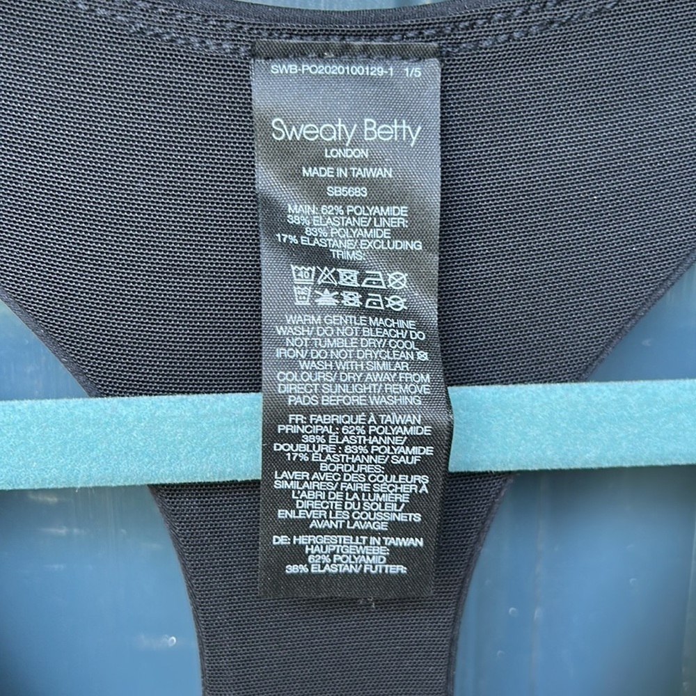 Sweaty Betty Black Racerback Tennis Dress - Picture 5 of 14